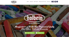 Desktop Screenshot of holbeinartistmaterials.com